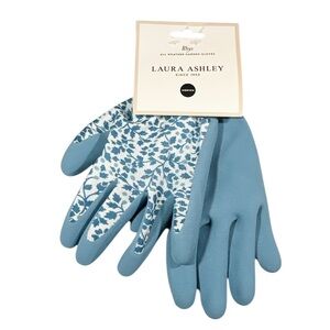 NEW Laura Ashley RHYS Blue Floral All Weather Garden Gloves